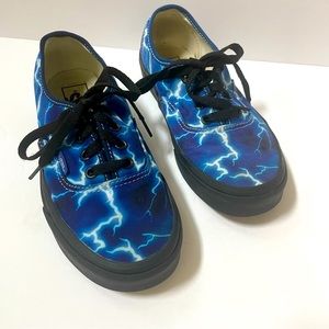 Vans Authentic Lightning Blue/Black Sneakers Unisex Sizes M-6/W-7.5